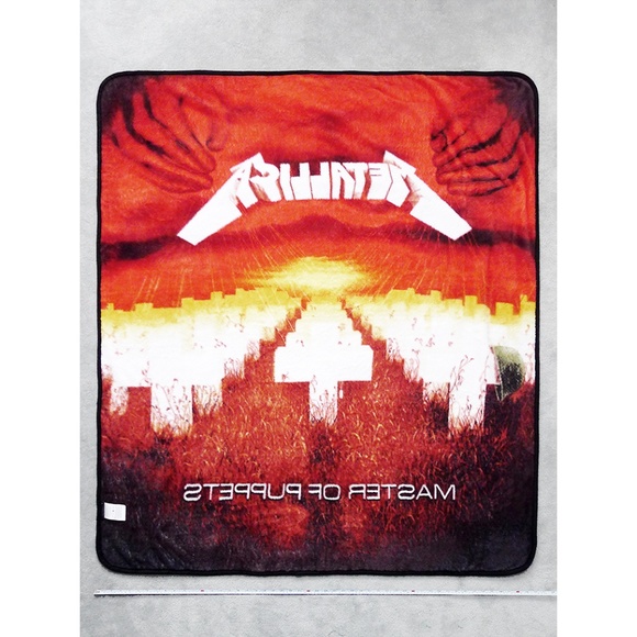 NEW METALLICA MASTER PUPPETS Fleece THROW BLANKET - Picture 2 of 4